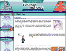 Tablet Screenshot of futurama-madhouse.net